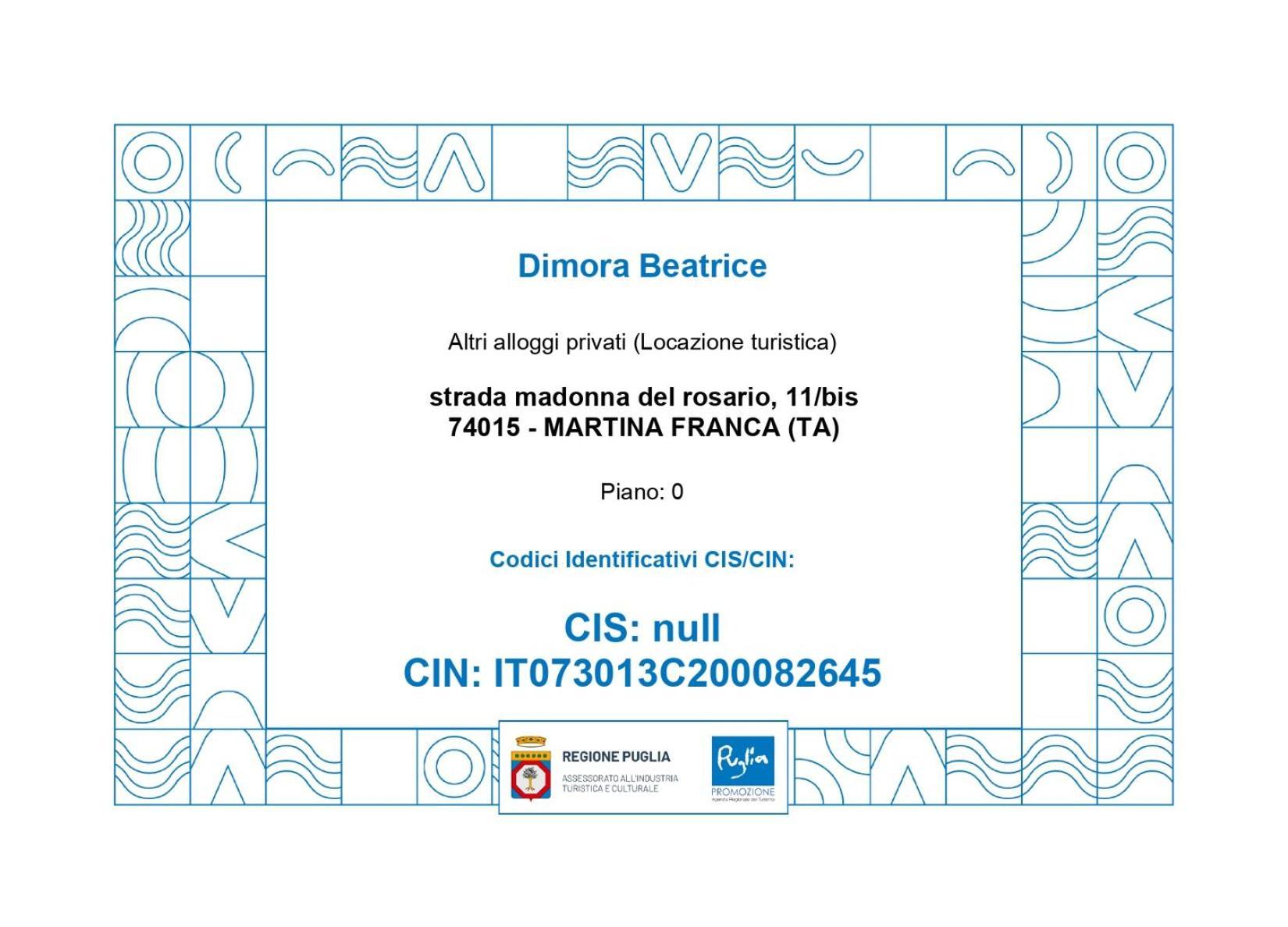 Dimora Beatrice Villa Martina Franca Buitenkant foto
